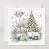 Winter Wonderland Truck Holiday Card (Voorkant)