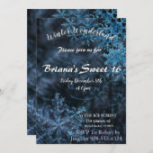 Winter Wonderland Uitnodiging (Voorkant / Achterkant)