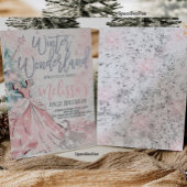 Winter Wonderland Uitnodiging Sneeuwvlok Feest Eer