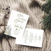 Winter Wonderland Uitnodiging voor Baby shower