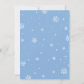 Winter Wonderland - Uitnodiging voor Silver Boy Bi (Achterkant)