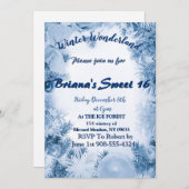 Winter Wonderland Uitnodigingen (Voorkant / Achterkant)