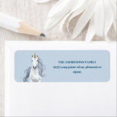 Winter Wonderland Unicorn Etiket (Insitu)