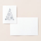 WINTER WONDERLAND Vakantie Kaart Silver (Display)