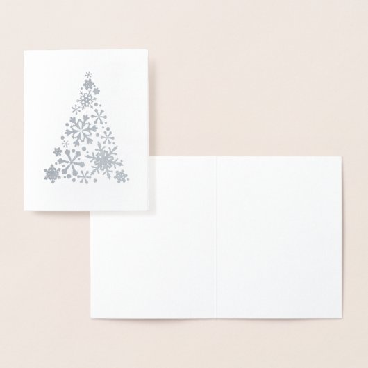 WINTER WONDERLAND Vakantie Kaart Silver (Display)