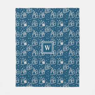 Winter Wonderland Vakantiepatroon met Monogram Fleece Deken