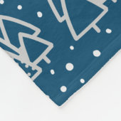 Winter Wonderland Vakantiepatroon met Monogram Fleece Deken (Hoek)