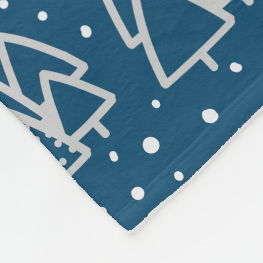 Winter Wonderland Vakantiepatroon met Monogram Fleece Deken (Hoek)