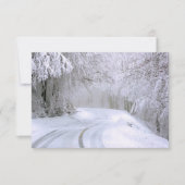 Winter Wonderland van Snow Bedankkaart (Voorkant)