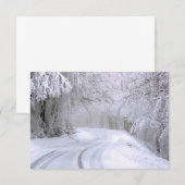 Winter Wonderland van Snow Bedankkaart (Voorkant / Achterkant)