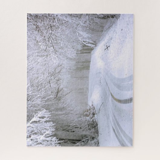 Winter Wonderland van Snow Legpuzzel (Verticaal)