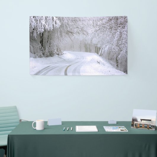 Winter Wonderland van Snow Spandoek (Beurs)