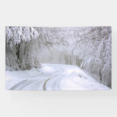 Winter Wonderland van Snow Spandoek (Horizontaal)