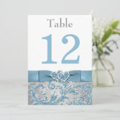 Winter Wonderland Verbonden Harten Tafelkaart Kaart (Staand voorkant)