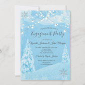 Winter Wonderland, Verloving pijnbomen Kaart (Voorkant)