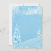 Winter Wonderland, Verloving pijnbomen Kaart (Achterkant)