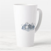 Winter Wonderland Village Latte Mok (Rechterhoek)