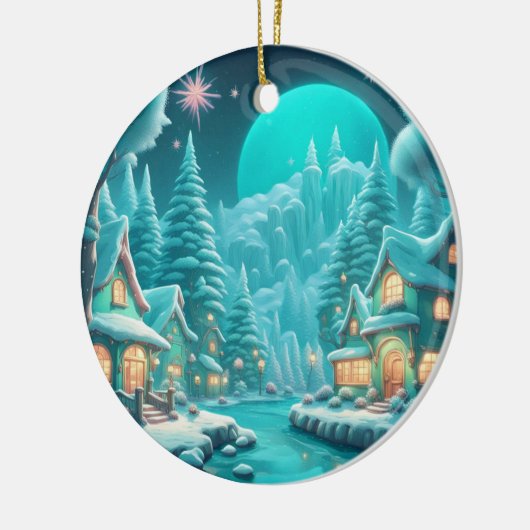 Winter Wonderland Village Ornament (Links)