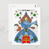 Winter Wonderland voor Kerstmis Briefkaart (Voorkant / Achterkant)