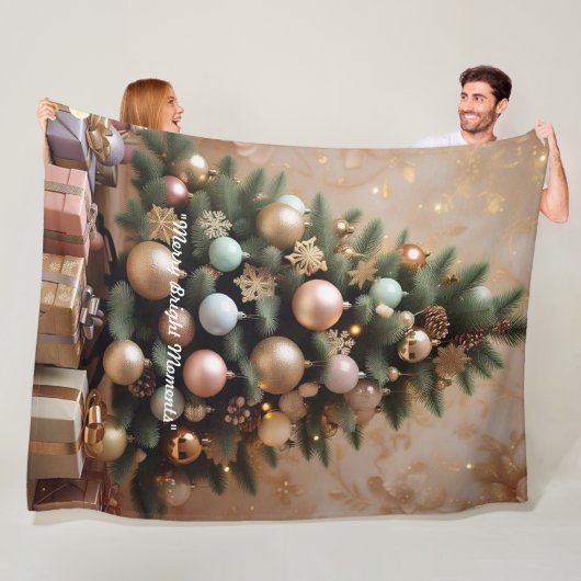 "Winter Wonderland Vreugde" Fleece Deken (In situ)