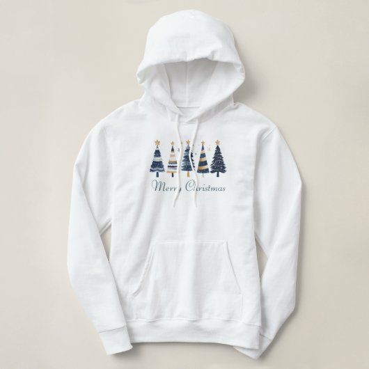 Winter Wonderland Vrolijk Kerstfeest | Grappige bo Hoodie (Design voorkant)