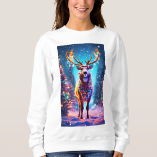 "Winter Wonderland: Vrouwen Basic met een rendiert Trui