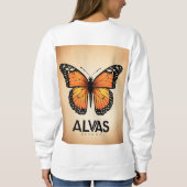 "Winter Wonderland: Vrouwen Basic met een rendiert Trui (Achterkant)