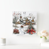 Winter Wonderland Wall klok (Huis)