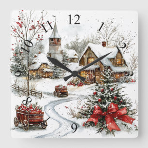 Winter Wonderland Wall klok