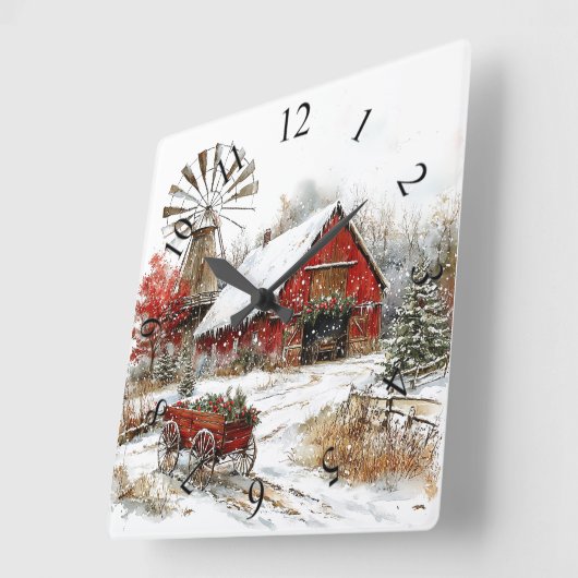 Winter Wonderland Wall klok (Hoek)