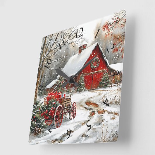 Winter Wonderland Wall klok (Hoek)