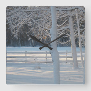 Winter Wonderland Wall klok