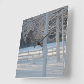 Winter Wonderland Wall klok (Hoek)