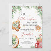 Winter Wonderland Watercolor Baby Shower Kaart (Voorkant)