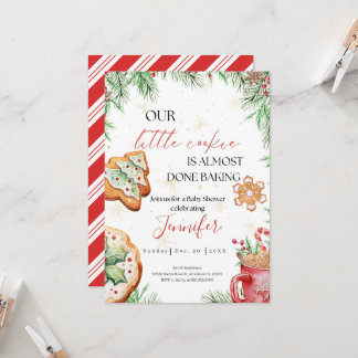 Winter Wonderland Watercolor Baby Shower Kaart