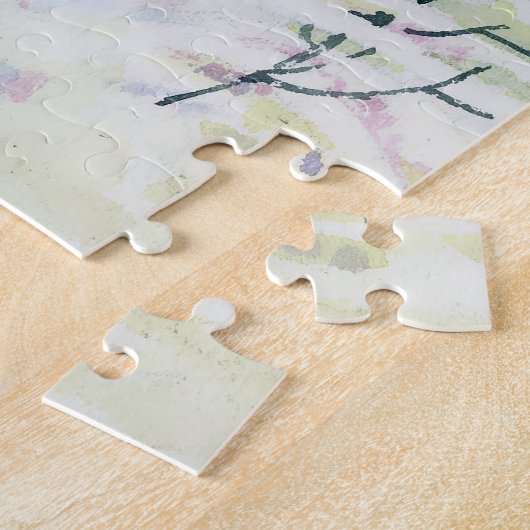 Winter Wonderland: Waterverf Landschap Legpuzzel (Zijkant)