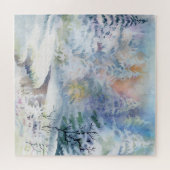 Winter Wonderland: Waterverf Landschap Legpuzzel (Horizontaal)