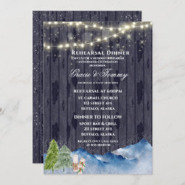 Winter Wonderland | Waterverf repetitie binnenshui Kaart