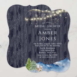 Winter Wonderland | Waterverf Vrijgezellenfeest Ui Kaart