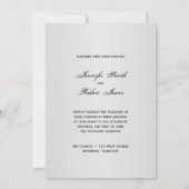 Winter Wonderland Weddenschap Kaart (Achterkant)