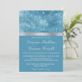 Winter Wonderland Weddenschap Kaart (Staand voorkant)