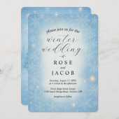 Winter Wonderland Weddenschap Kaart (Voorkant / Achterkant)