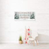 Winter Wonderland Wedding Birch Trees Pine Trees Spandoek (Insitu)