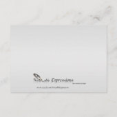 Winter Wonderland Wedding Directions Informatiekaartje (Achterkant)