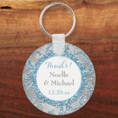 Winter Wonderland Wedding Favor Sleutelhanger 2 (Voorkant)