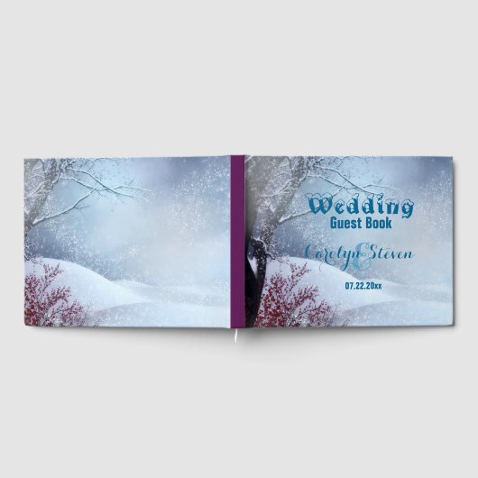 Winter Wonderland Wedding Gastenboek (Volledig)