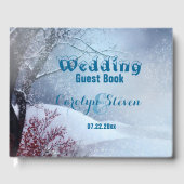 Winter Wonderland Wedding Gastenboek (Voorkant)