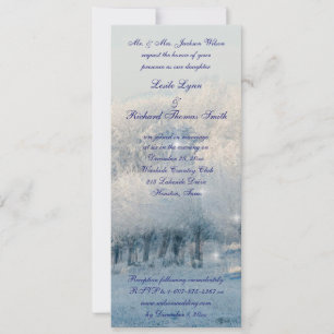 Winter Wonderland Wedding Kaart