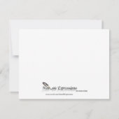 Winter Wonderland Wedding Save the Date (Achterkant)