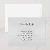 Winter Wonderland Wedding Save the Date (Voorkant / Achterkant)